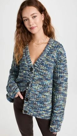 Best Sale 💯 Acne Studios Boulce Cardigan Blue/Multi 😍