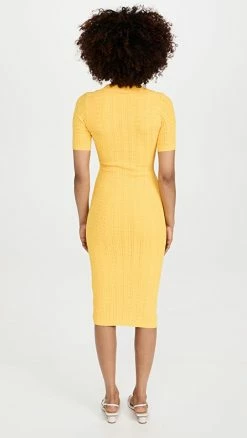 Best Sale ⌛ Adam Lippes Short Sleeve Polo 👗 Dress Citron 🔥 -Christopher Esber shop alipp3025912895 1644861694800 2 0. UX540 . QL90