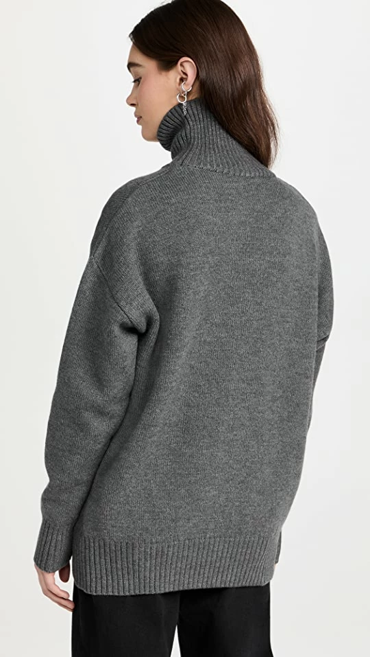 New π AMI Turtleneck Sweater Heather Grey π 4 New π AMI Turtleneck Sweater Heather Grey π - Image 2