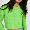 Best Sale 😀 AMI Cable Knitted Sweater Green 🌟