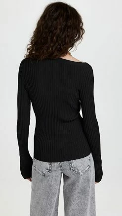 Best Pirce 😀 A.W.A.K.E. MODE Off Shoulder Cardigan Black 🛒 -Christopher Esber shop awake302531cd2d 1654526730417 2 0. UX540 . QL90