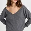 Coupon 💯 Alexander Wang V Neck Pullover With Illusion Tulle Dark Heather Grey 🎁 -Christopher Esber shop awang4389312071 1669668765896 2 0. UX540 . QL90