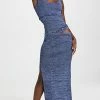 Flash Sale 🎁 Christopher Esber Deconstruct Tank 👗 Dress Denim Marle 🛒