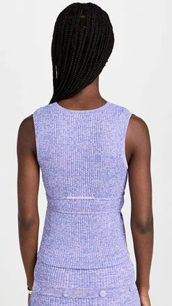 Promo ⭐ Christopher Esber Wrapped Tie Fitted Tank Lilac Marle 🎉 -Christopher Esber shop cesbe301051e5eb 1661524582802 2 0. UX540 . QL90
