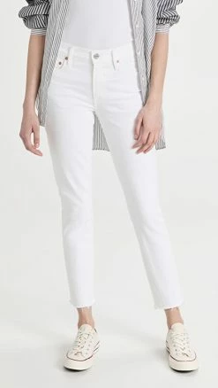 Best Sale 🧨 Citizens Of Humanity Ella Mid Rise Slim Crop 👖 Jeans Moonglow 🤩
