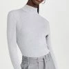 Top 10 ✨ Dion Lee Light Reflective Rib Skivvy Sweater Silver 🛒