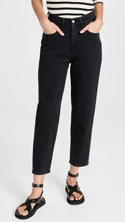 Best Sale 🔔 DL1961 Sydney Girlfriend Tapered 👖 Jeans Nightshade (Vintage) ⭐