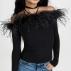 Buy ❤️ Giuseppe Di Morabito Feather Trim Top Black 🎉 -Christopher Esber shop gmora300801cd2d 1667856923576 2 0. UX540 . QL90