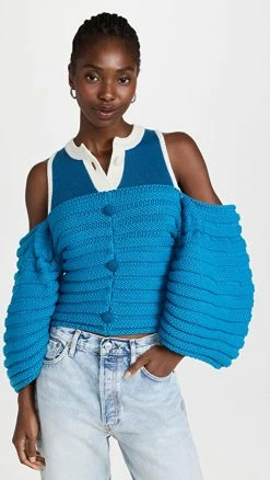 Brand new 😍 Hellessy Orlan Sweater Deep Teal/Ecru 👍