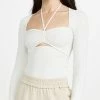 Best reviews of 👏 Jonathan Simkhai Alexia Compact Rib Sweater White 🥰