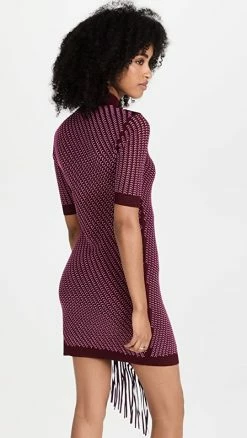 Best Sale 👍 Jonathan Simkhai Orla Compact Pointelle Mini 👗 Dress Mulberry-Punch 🔔 -Christopher Esber shop jondb309581e3d2 1661782292138 2 0. UX540 . QL90