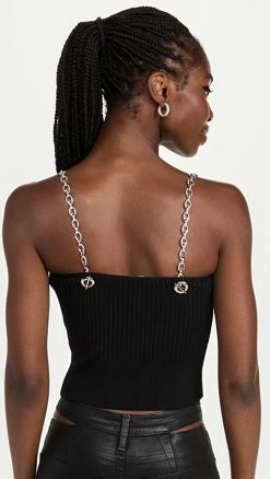 Best Pirce 🛒 Jonathan Simkhai Genevieve Rib Chain Tank Top Black 👍 -Christopher Esber shop jondb310031cd2d 1665162372783 2 0. UX540 . QL90