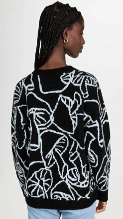 Budget 👏 JoosTricot Jacquard Crew Neck Sweater Black + Pool Tile ✨ -Christopher Esber shop joodb301591e77c 1663191799118 2 0. UX540 . QL90