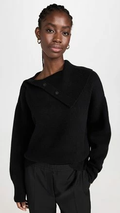 Outlet ✔️ Le Kasha Etretat Cashmere Sweater Black 😍