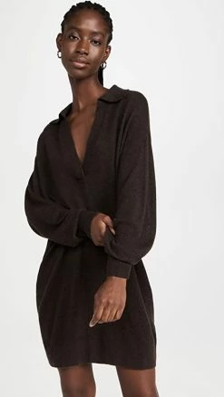 Brand new ⭐ Le Kasha Idaho Cashmere 👗 Dress Chocolate 🛒
