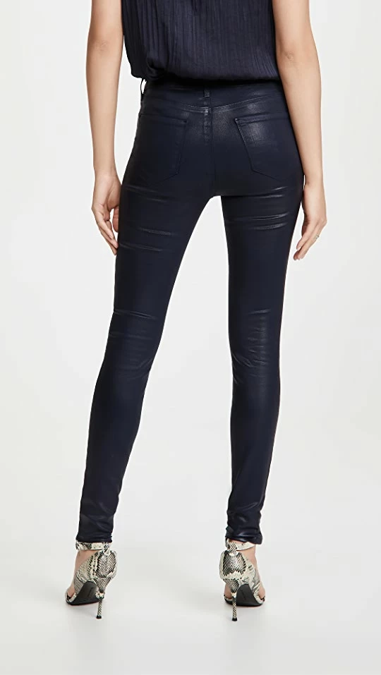 Hot Sale 🛒 L'AGENCE Marguerite High Rise 🧥 Coated Skinny 👖 Jeans Navy 🧥 Coated ✔️ 4 Hot Sale 🛒 L'AGENCE Marguerite High Rise 🧥 Coated Skinny 👖 Jeans Navy 🧥 Coated ✔️ - Image 2