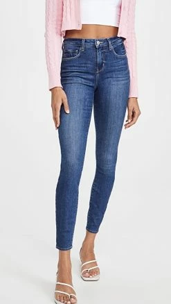 Cheap 👏 L'AGENCE Marguerite High Rise Skinny 👖 Jeans Laredo 😉