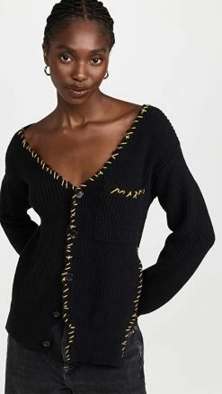 Wholesale ๐ฅ Marni Stitch Cardigan Black โค๏ธ