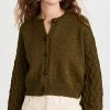 Hot Sale 🎉 Molly Goddard Cropped Aran Cardigan Khaki 👍 -Christopher Esber shop mgodd3000710719 1661451678523 2 0. UX540 . QL90