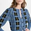 Outlet ✨ Molly Goddard Tartan Cardigan Blue_Black 💯