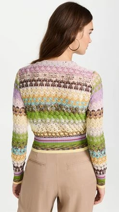 Cheapest 🌟 Missoni Pointelle Cardigan Multi ✔️ -Christopher Esber shop mison40509102cb 1665498426510 2 0. UX540 . QL90