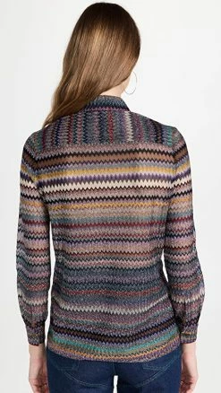 Brand new ⭐ Missoni Long Sleeve 👕 Shirt Dark Multi 🌟 -Christopher Esber shop mison4054617355 1665587993507 2 0. UX540 . QL90