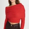 Brand new ⭐ Philosophy Di Lorenzo Serafini Off Shoulder Knit Sweater Red 😀 -Christopher Esber shop philo406111bb4e 1665091428003 2 0. UX540 . QL90