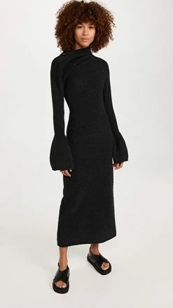 Promo โ๏ธ Proenza Schouler Midweight Wool Knit ๐ Dress Charcoal ๐