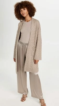 Discount 👏 Sablyn Braidedkari Cardigan Flax 🔥