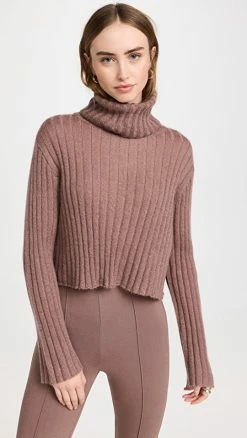 Hot Sale 🌟 Sablyn Robbie Mohair Sweater Mink ✨