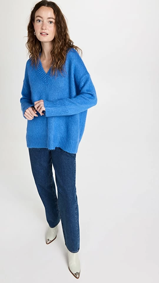 Outlet ๐ Sablyn Alva Mohair Sweater Provence ๐ 3 Outlet ๐ Sablyn Alva Mohair Sweater Provence ๐