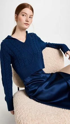 Flash Sale 🧨 Sablyn Anaya Sweater Cadet 👍