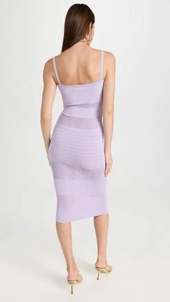 Outlet ✔️ Sergio Hudson Strappy Midi 👗 Dress Lilac ⭐ -Christopher Esber shop sehud3001310366 1657918089741 2 0. UX540 . QL90
