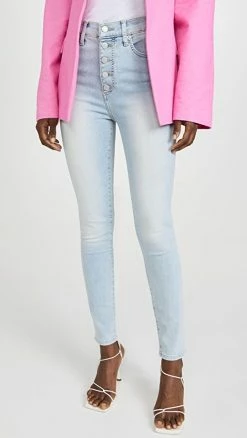 Best Sale 🧨 Veronica Beard Jean Maera High Rise Skinny 👖 Jeans Sky 🥰