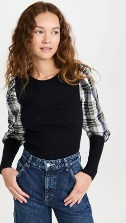 Discount 😉 Veronica Beard Leila Pullover Top Navy 🥰