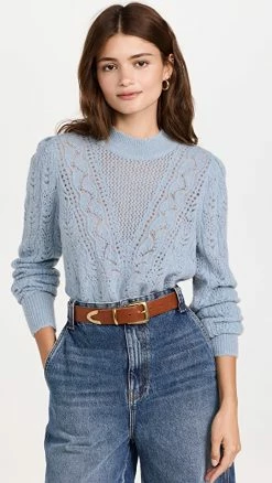 Brand new 👍 Veronica Beard Makani Sweater Blue ⌛