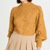 Deals 💯 Veronica Beard Wilden Sweater Gold 🌟